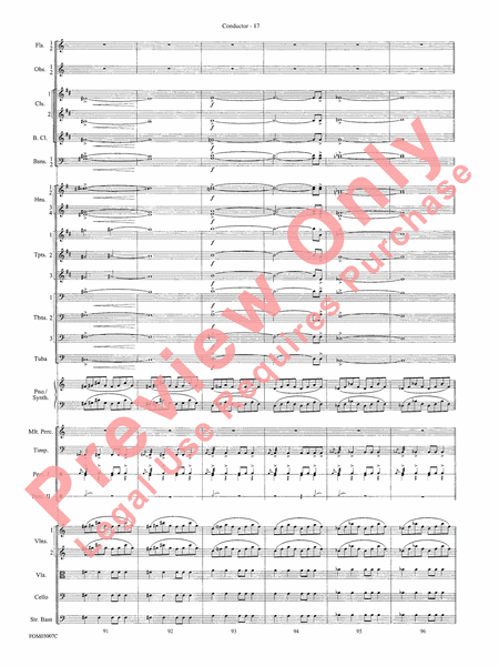 Symphonic Suite from Lord of the Rings: The Two Towers - Conductor Score