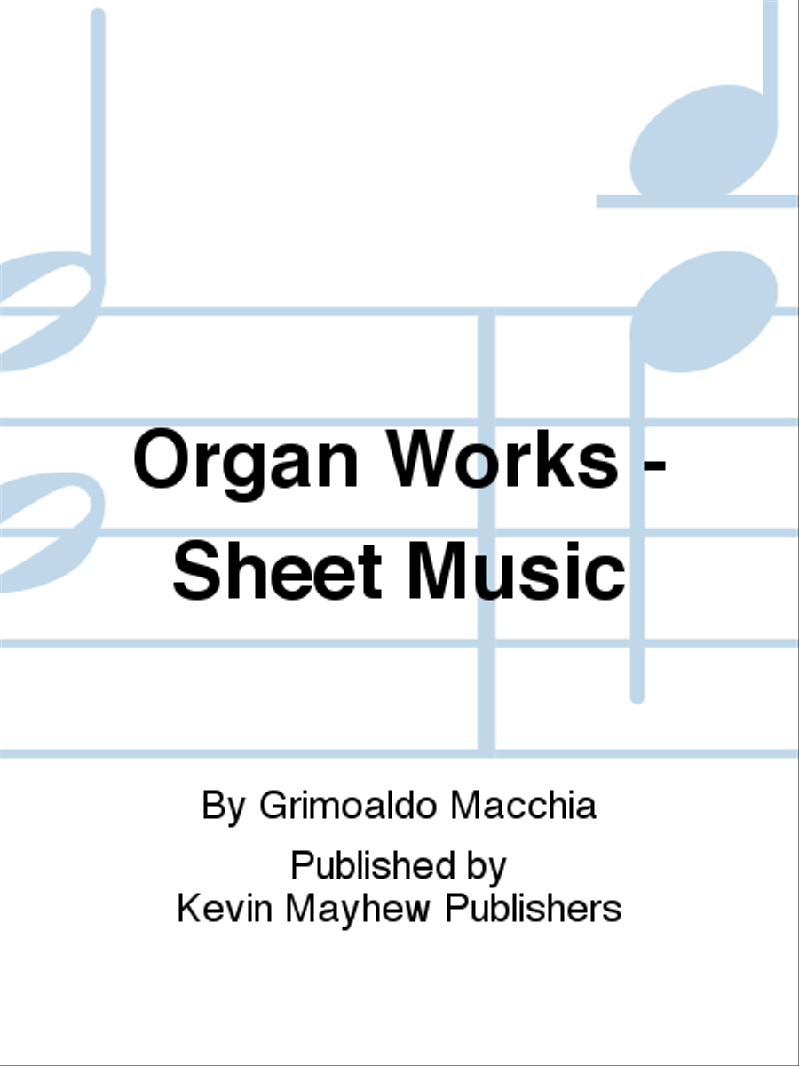 Organ Works - Sheet Music Organ scores gallery preview page 1