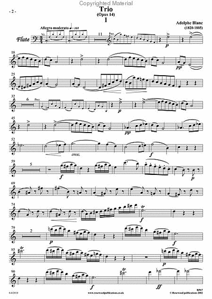 Trio, Op. 14 image number null
