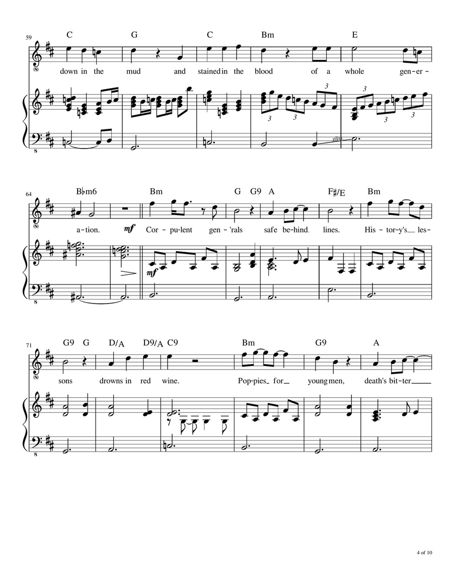 Children's Crusade Voice scores gallery preview page 5