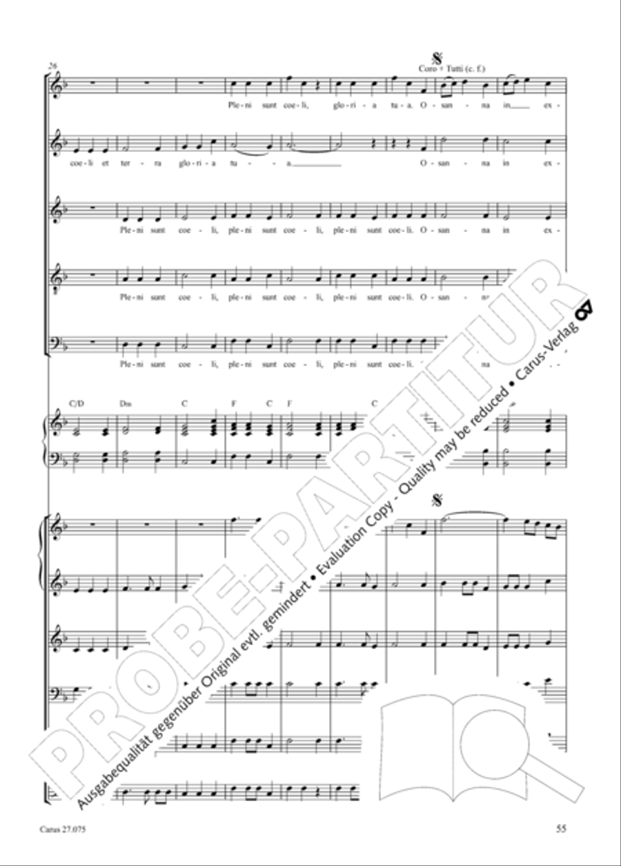 Missa secunda Missa secunda SSA scores gallery preview page 56