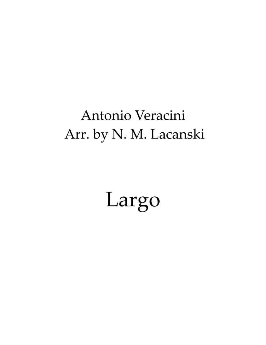 Largo Largo Viola scores gallery preview page 1
