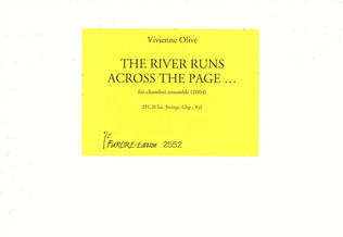 The river runs across the page...