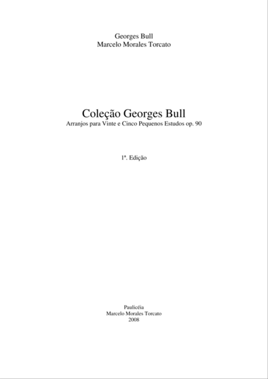 Coleção Georges Bull Coleção Georges Bull Large Ensemble scores gallery preview page 1