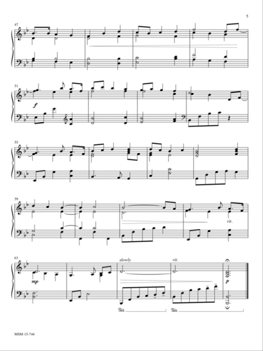 Fairest Lord Jesus: Piano Music for Worship Piano Solo scores gallery preview page 5