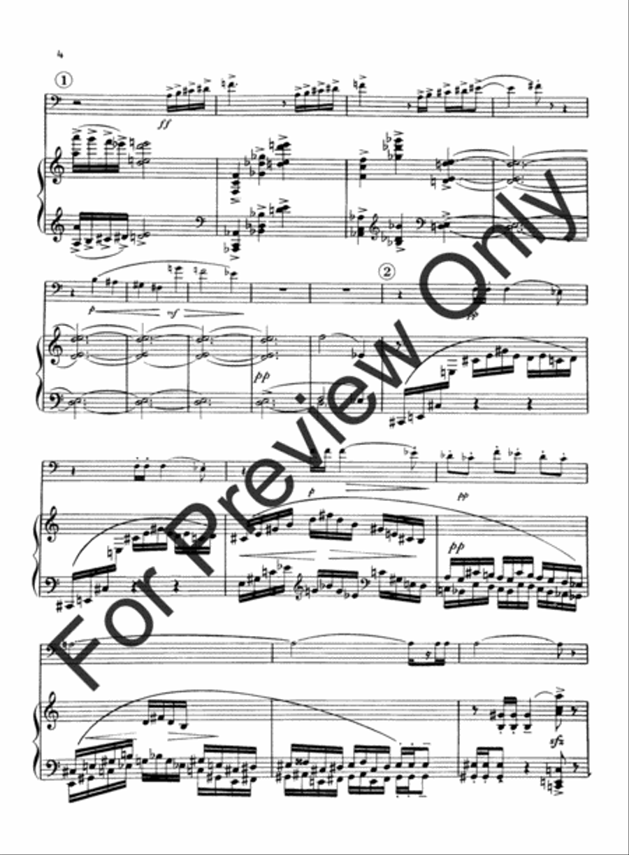 Sonata Concertante Trombone scores gallery preview page 5