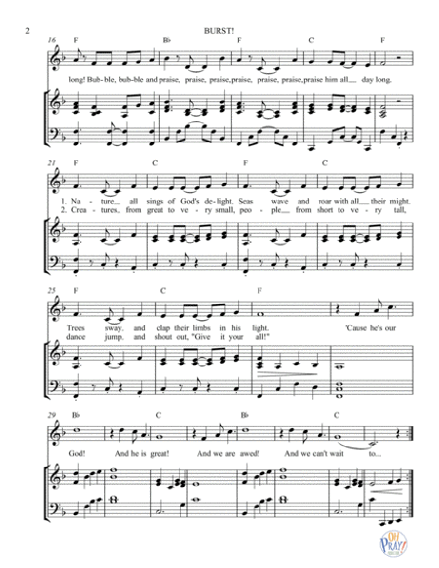 Burst! Voice scores gallery preview page 3