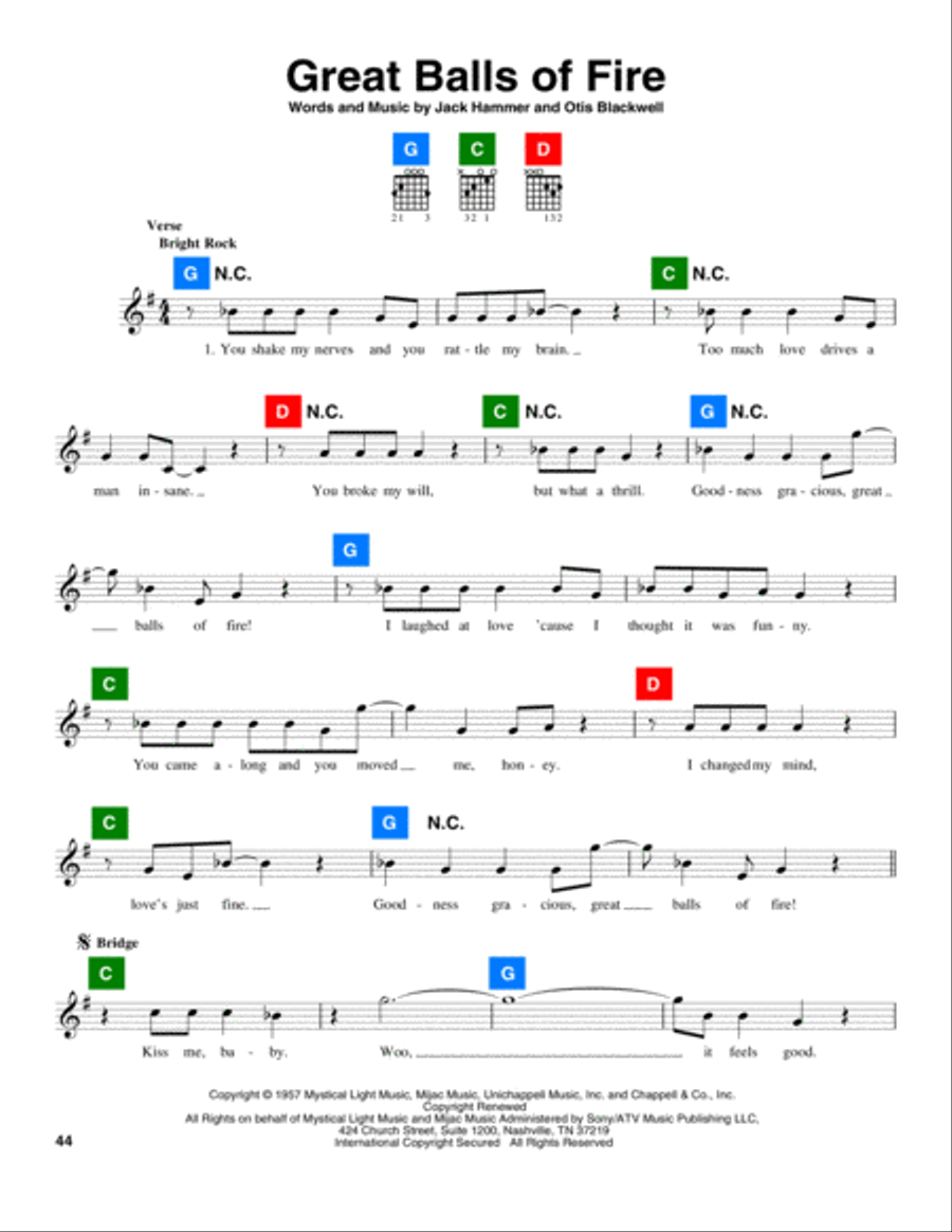 Great Balls Of Fire School and Community scores gallery preview page 1