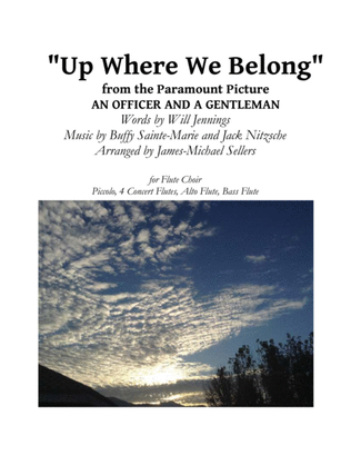 Book cover for Up Where We Belong from the Paramount Picture AN OFFICER AND A GENTLEMAN