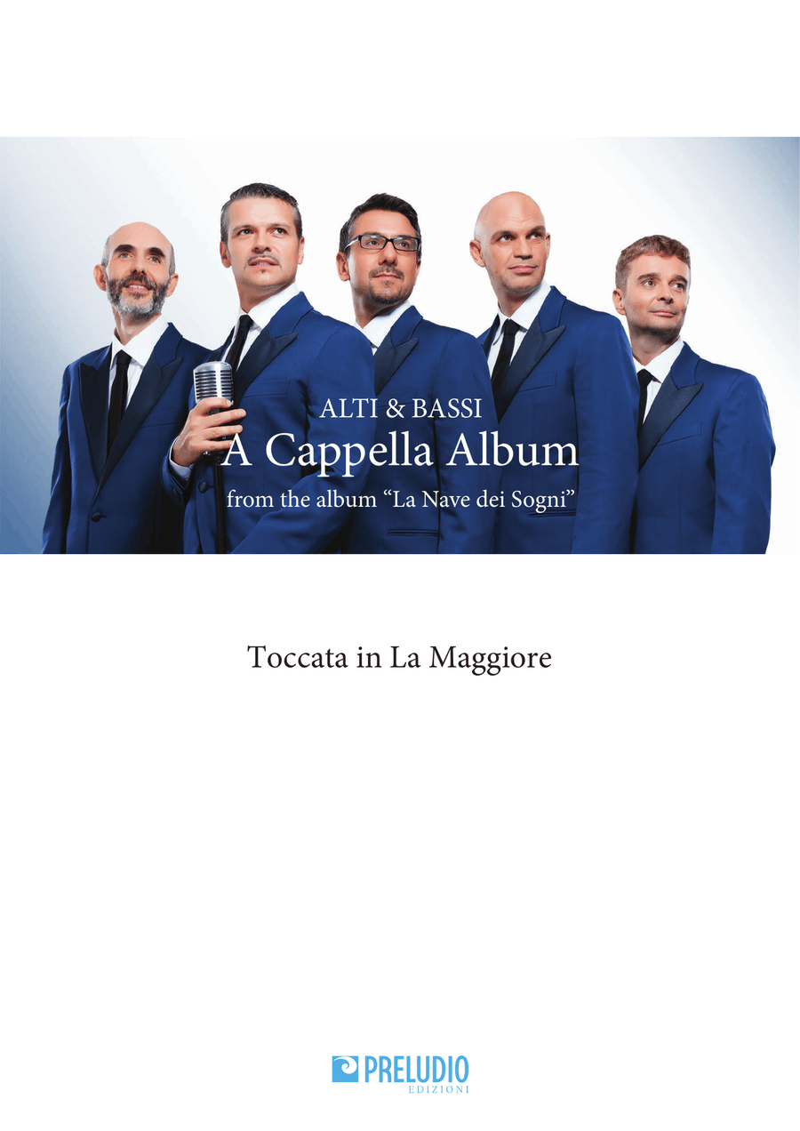 Toccata in La Maggiore (A Cappella) TTBB scores gallery preview page 1