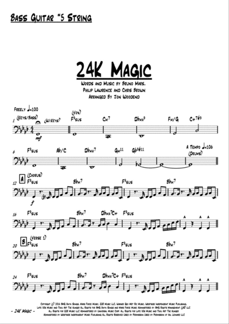 24K Magic Small Ensemble scores gallery preview page 2