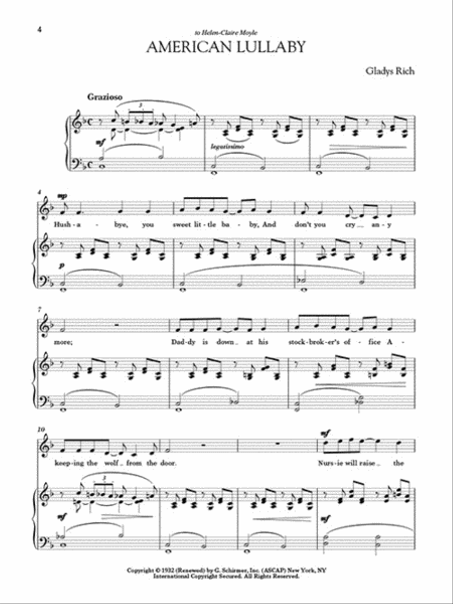Introduction to Art Song for Soprano Voice Solo scores gallery preview page 3