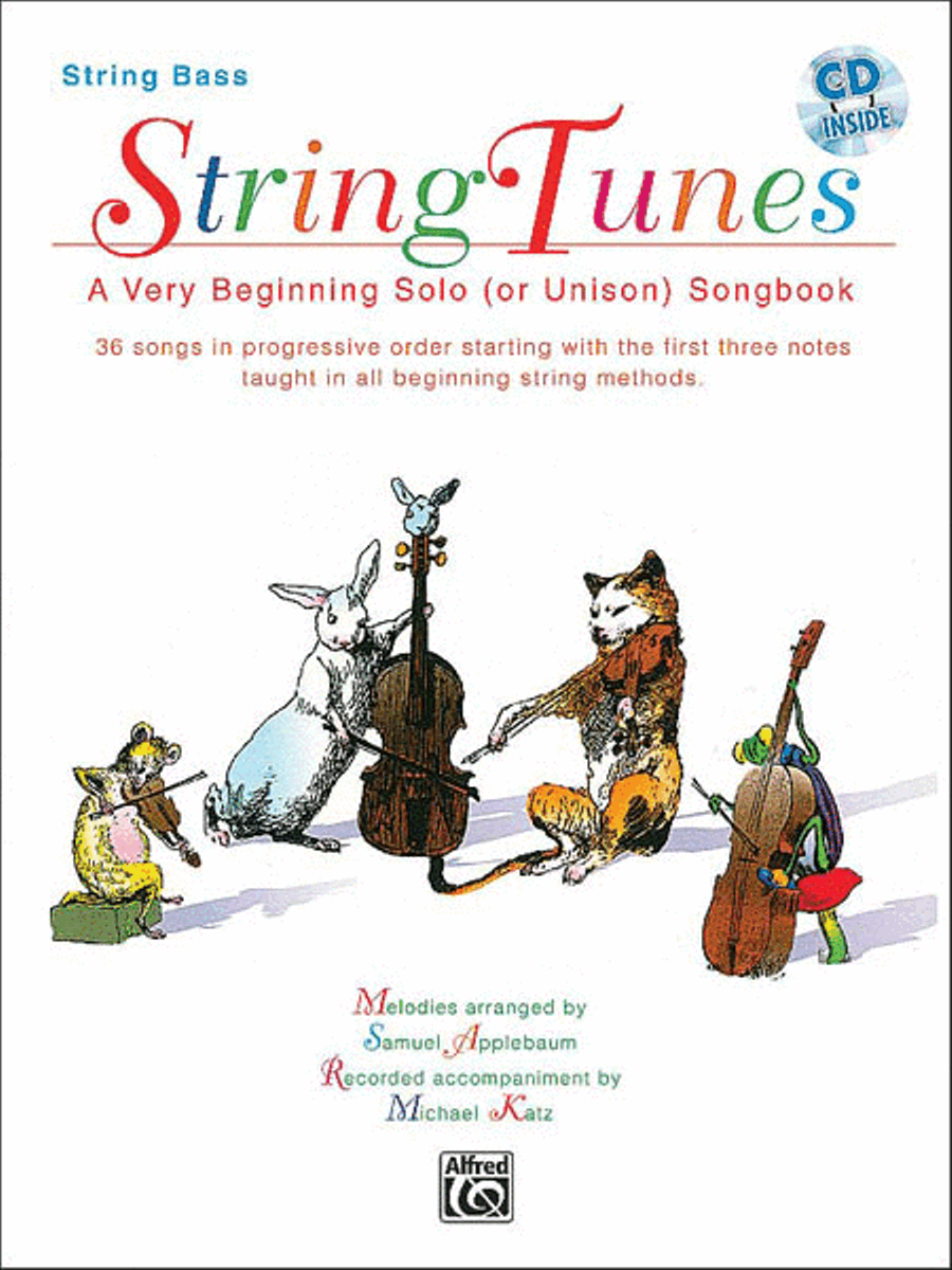 StringTunes -- A Very Beginning Solo (or Unison) Songbook Unison Choir scores gallery preview page 1