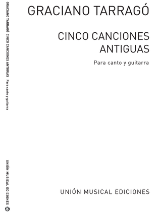 Book cover for Cinco Canciones Antiguas