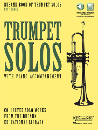Book cover for Rubank Book of Trumpet Solos – Easy Level