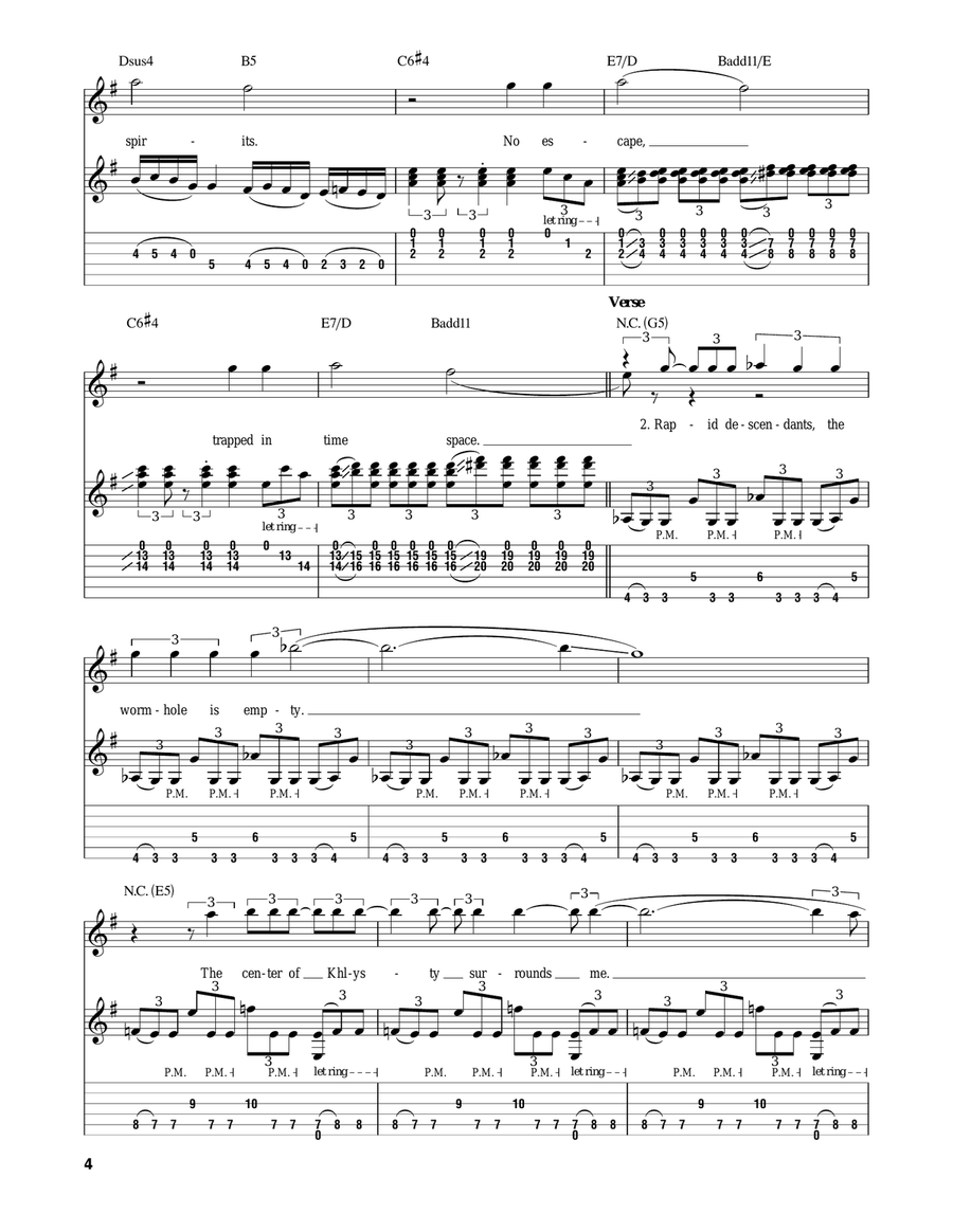 Divinations Divinations Acoustic Guitar scores gallery preview page 4