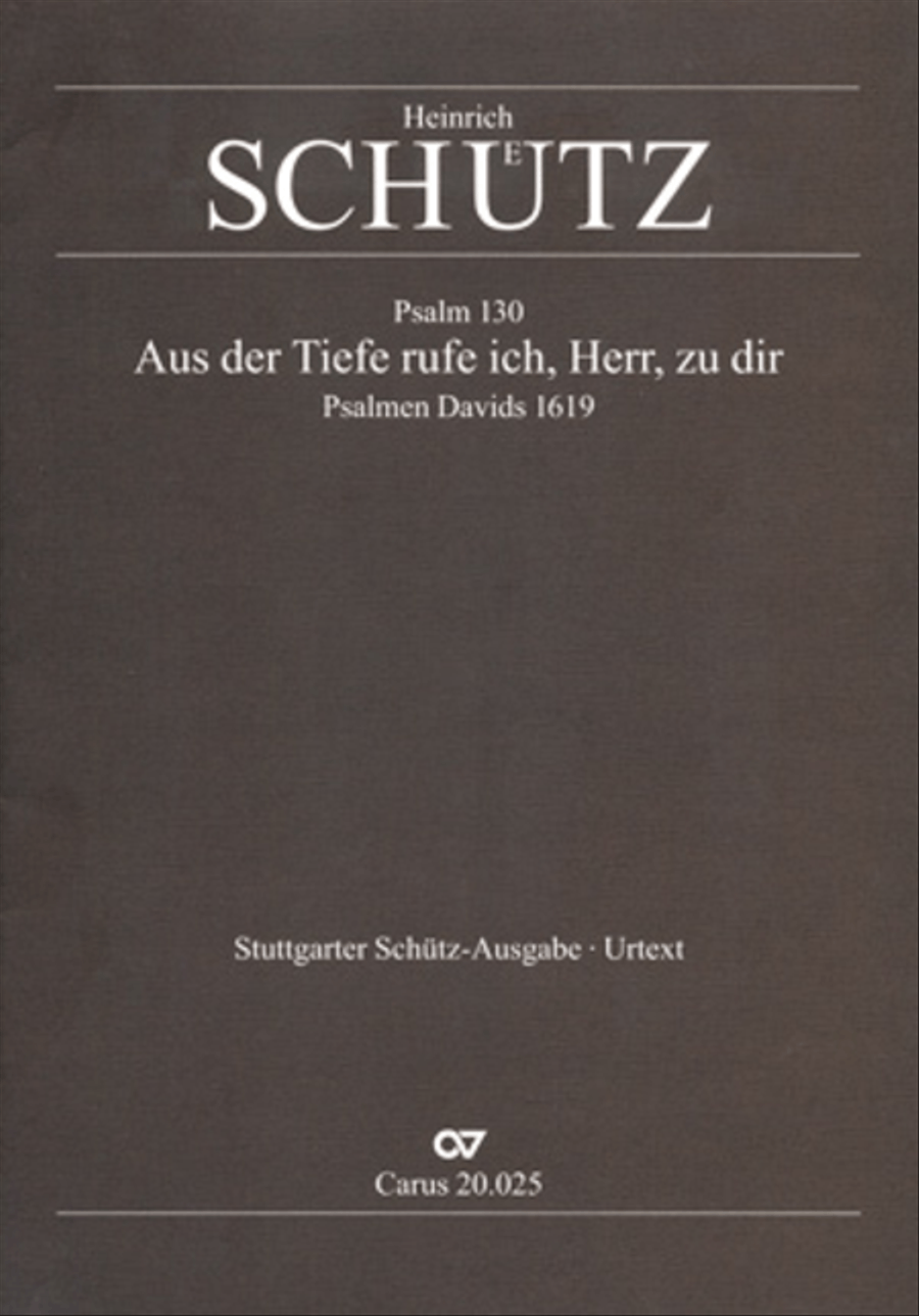 From the deep, cried I (Aus der Tiefe ruf ich) 4-Part scores gallery preview page 1