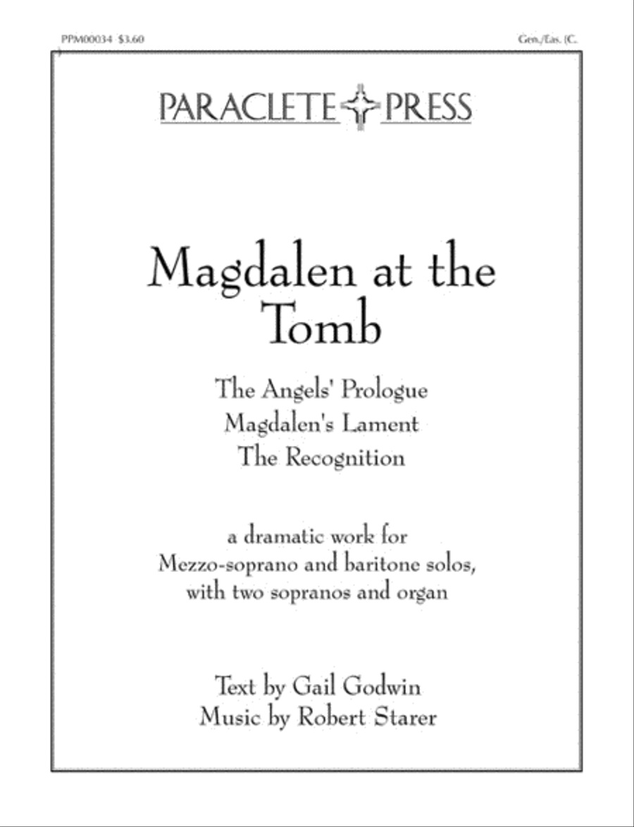 Magdalen at the Tomb Magdalen at the Tomb Choir scores gallery preview page 1