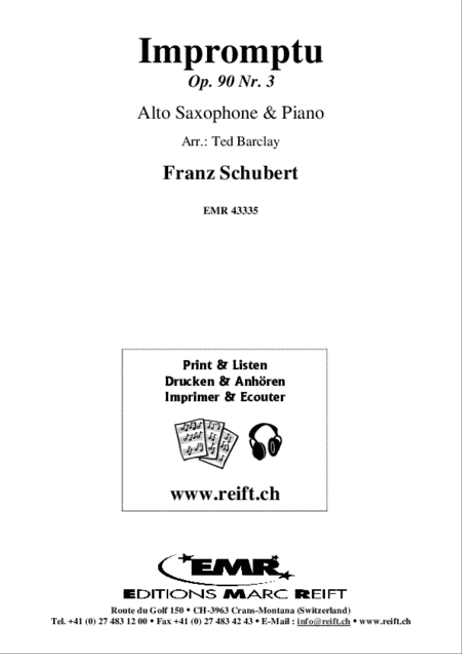 Impromptu Alto Saxophone scores gallery preview page 2