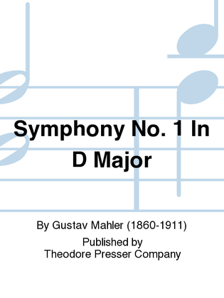 Book cover for Symphony No. 1 In D Major