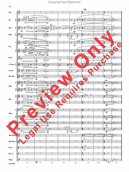Afterlife by Rossano Galante Concert Band - Sheet Music