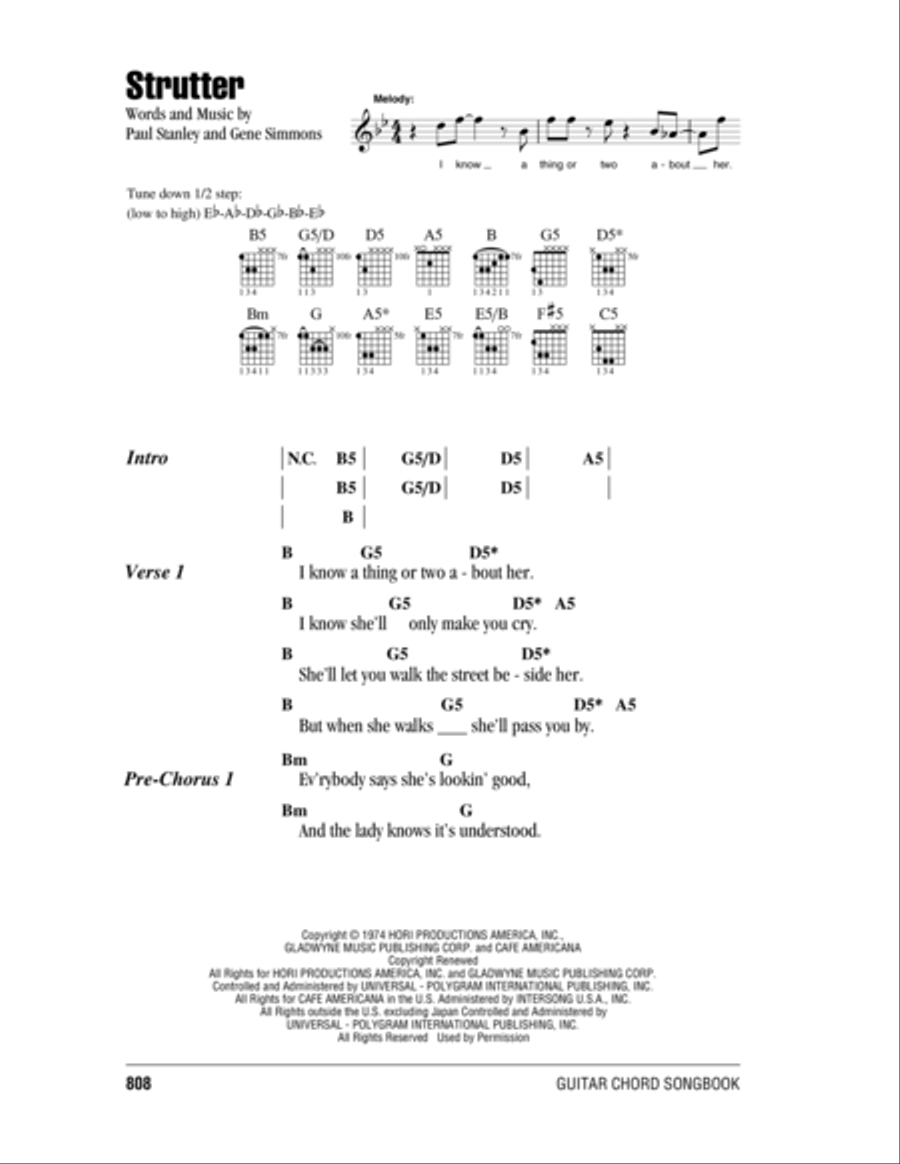 Strutter Acoustic Guitar scores gallery preview page 1