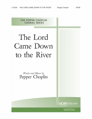 Book cover for The Lord Came Down to the River
