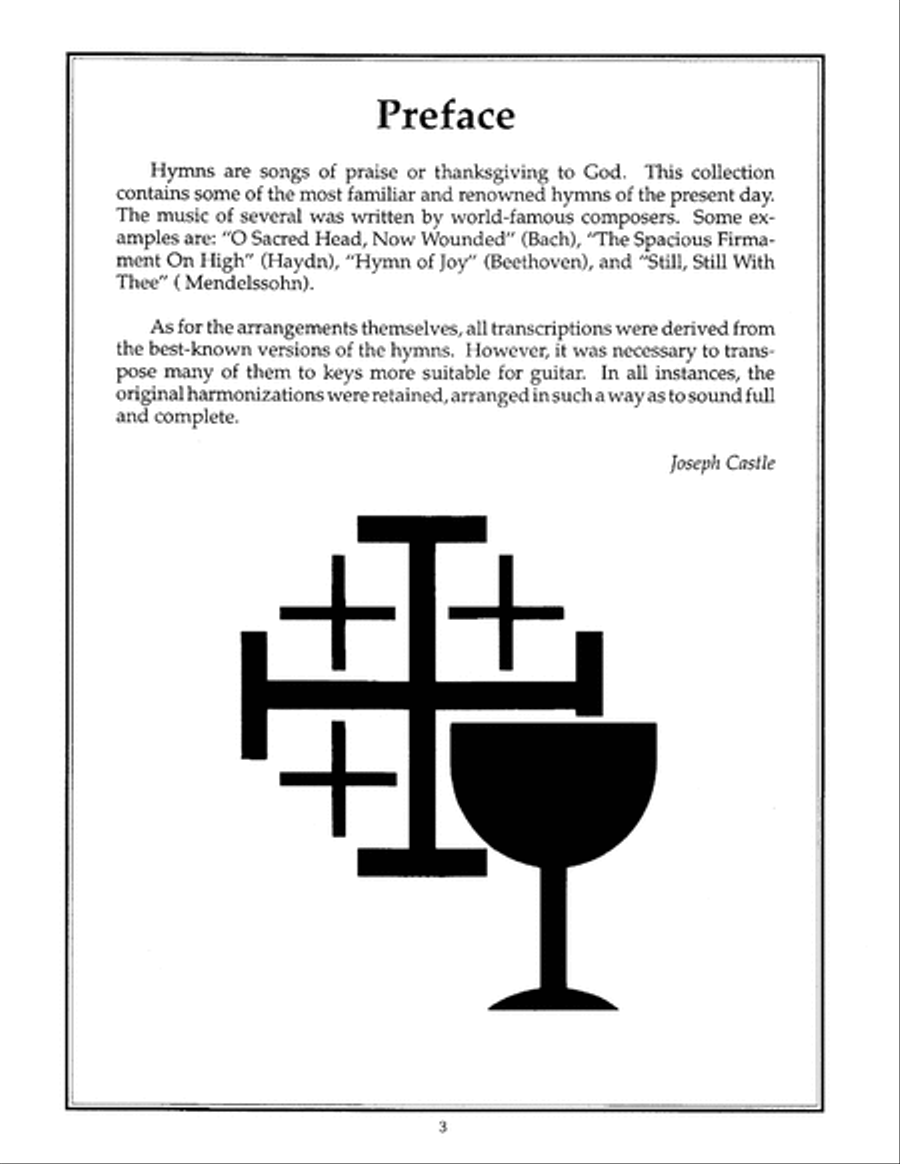 Favorite Hymns for Classical Guitar Acoustic Guitar scores gallery preview page 4