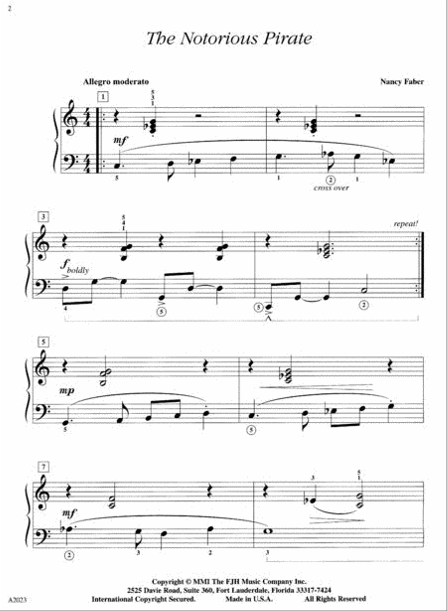 The Notorious Pirate Piano Method scores gallery preview page 2