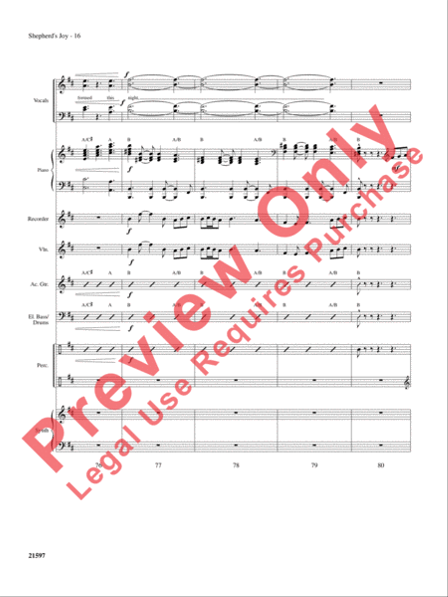 Shepherd's Joy Choir scores gallery preview page 17