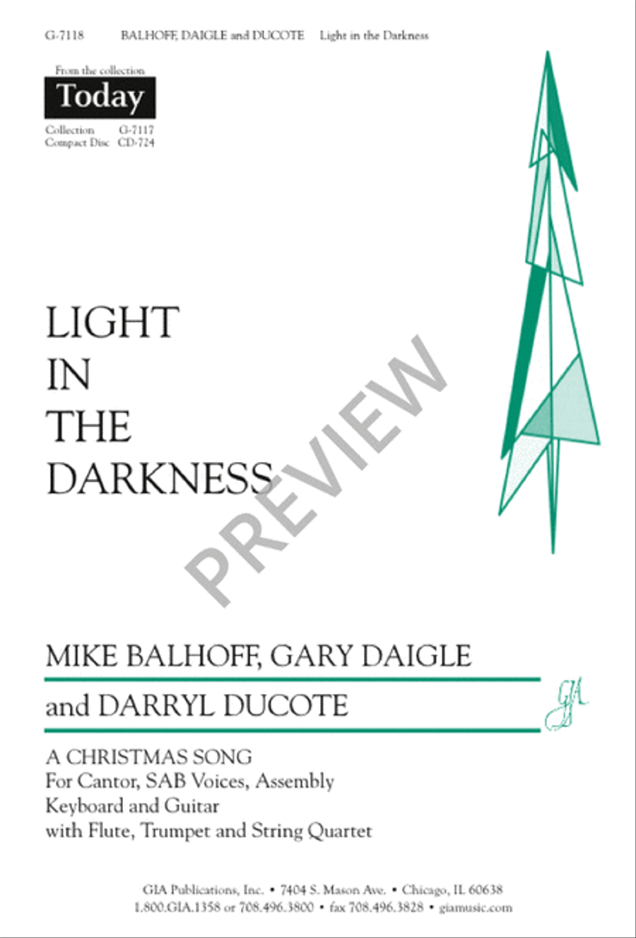 Light in the Darkness 3-Part scores gallery preview page 1