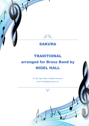 Book cover for Sakura - Brass Band