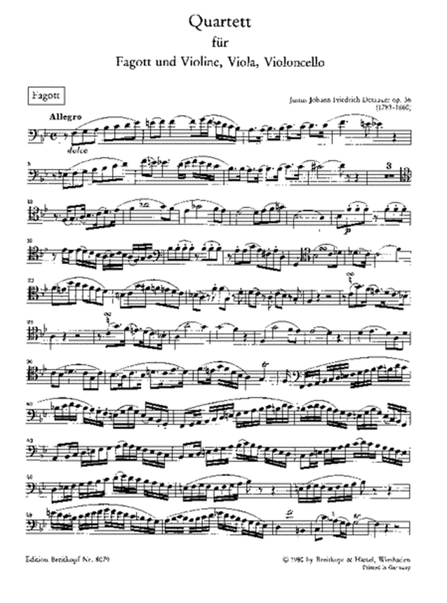 Quartet in Bb major Op. 36