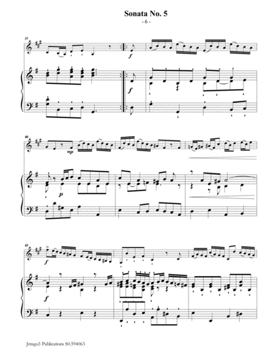 Vivaldi: Sonata No. 5 for Clarinet & Piano image number null