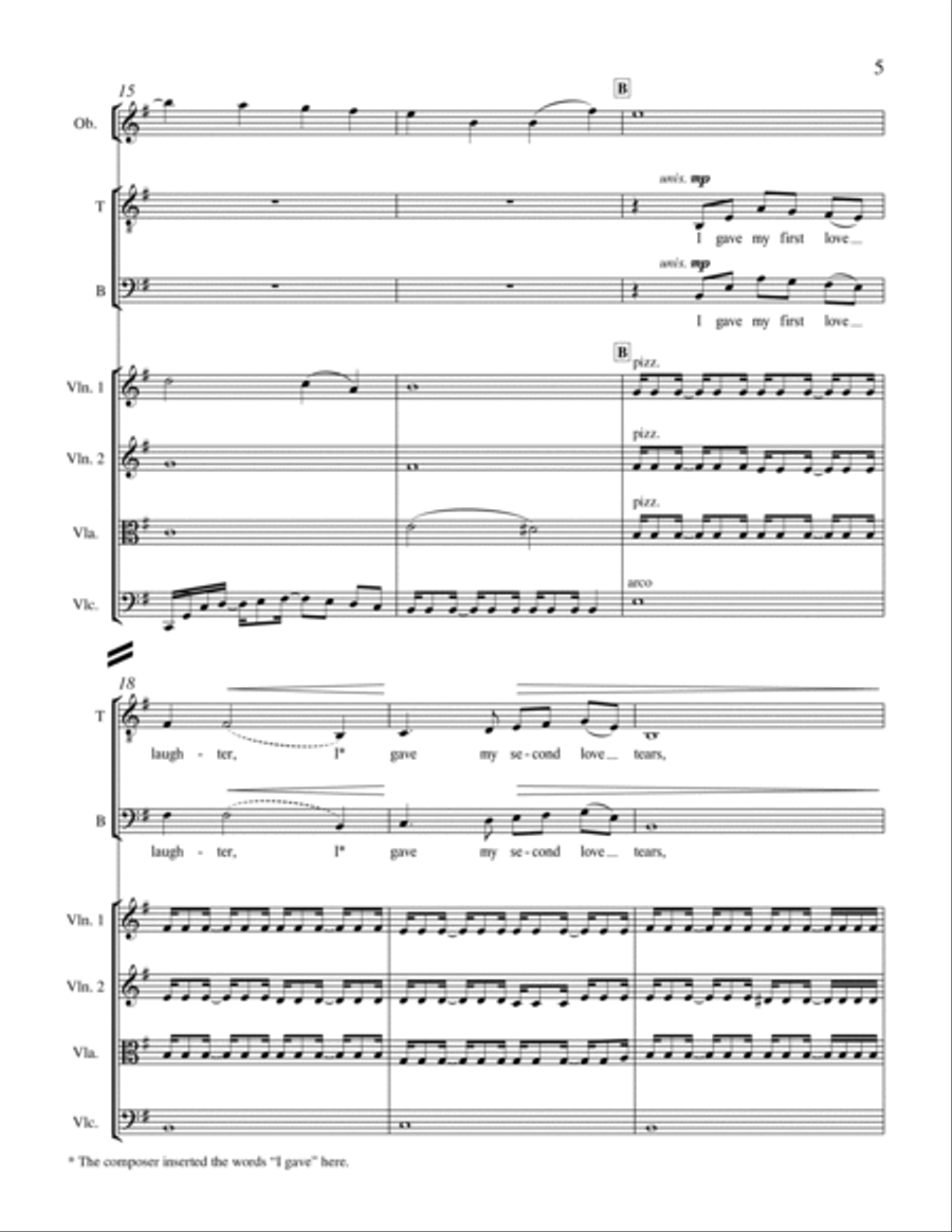 Who Gave My Soul to Me from For a Breath of Ecstasy Choir scores gallery preview page 3