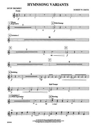 Hymnsong Variants: 1st B-flat Trumpet