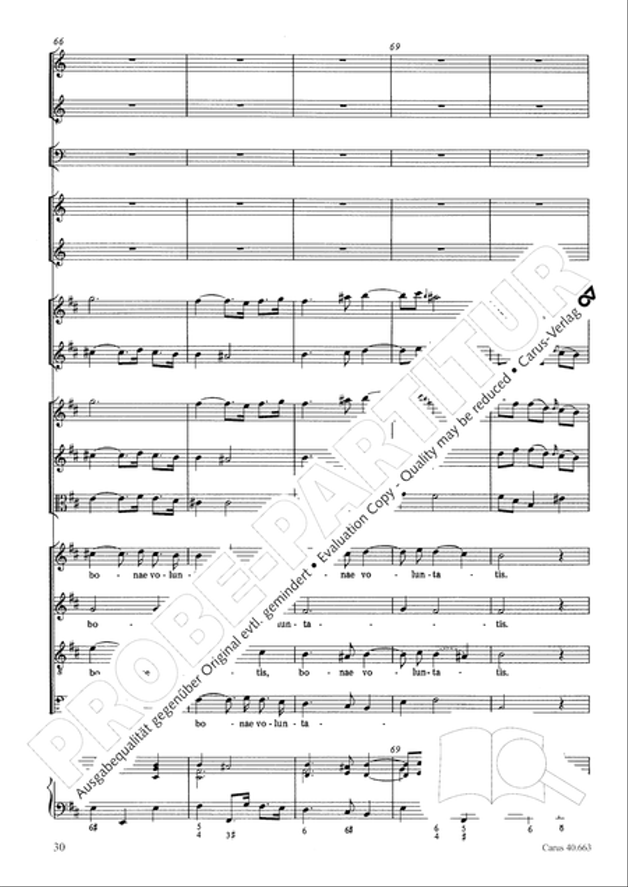 Mass in D minor (Missa in d) ATB scores gallery preview page 46