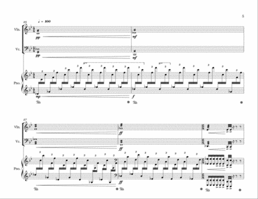 Apprehension Piano Trio scores gallery preview page 5