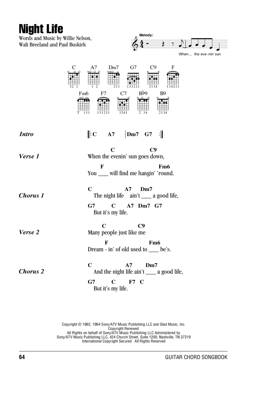 Night Life Electric Guitar scores gallery preview page 1