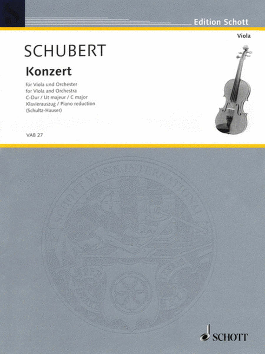 Schubert - Concerto C Major Viola/Piano