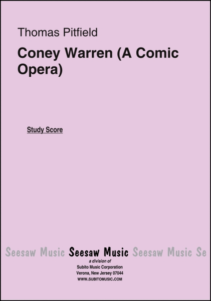 Coney Warren A Comic Opera