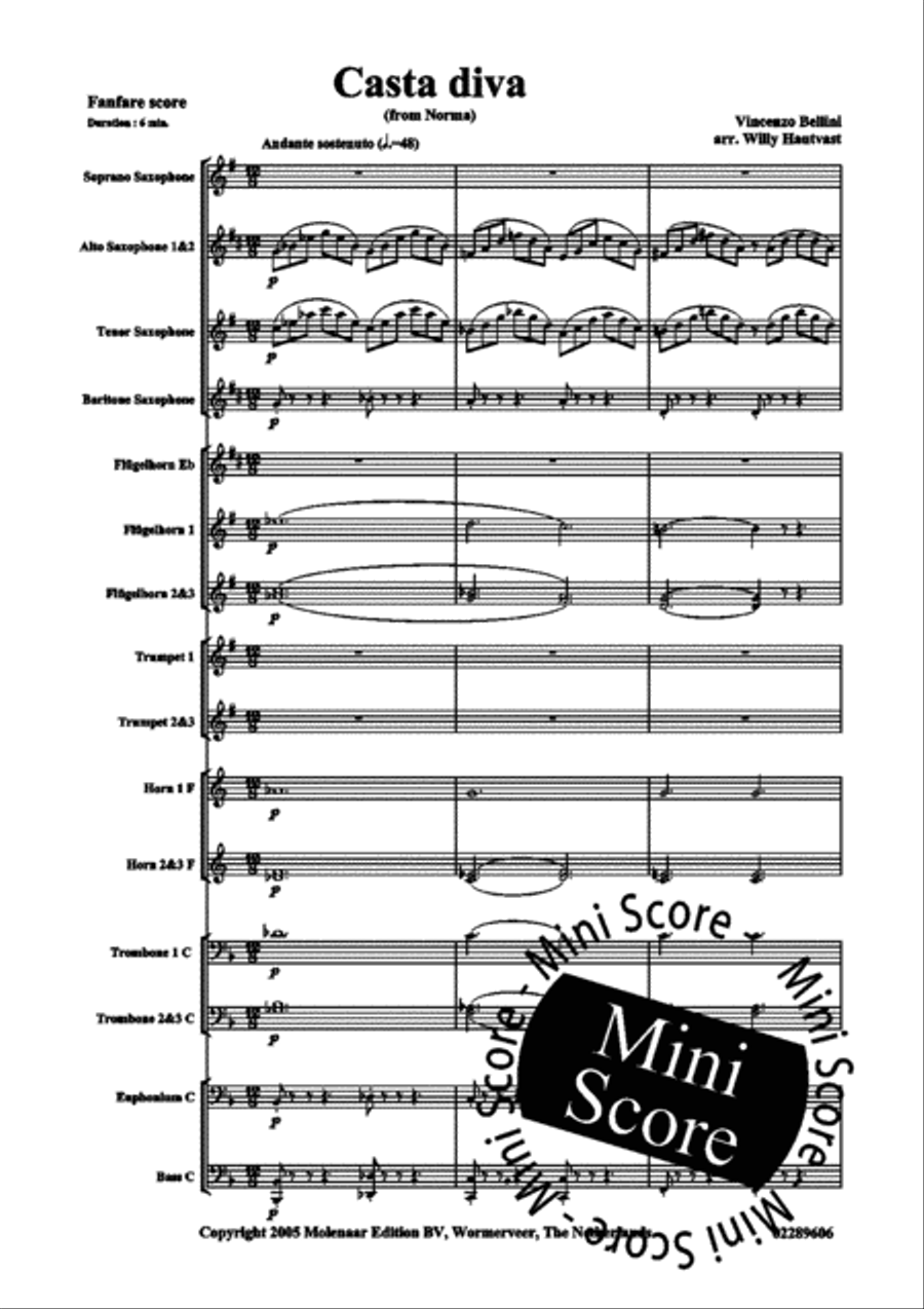 Casta Diva Concert Band scores gallery preview page 3