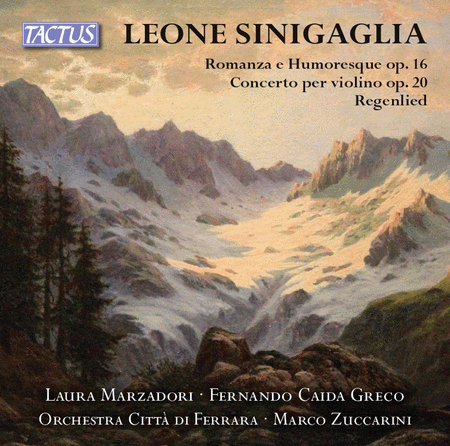 Sinigaglia: Romanza e Humoresque, Op. 16; Concerto per violino, Op. 20; Regenlied  Sheet Music
