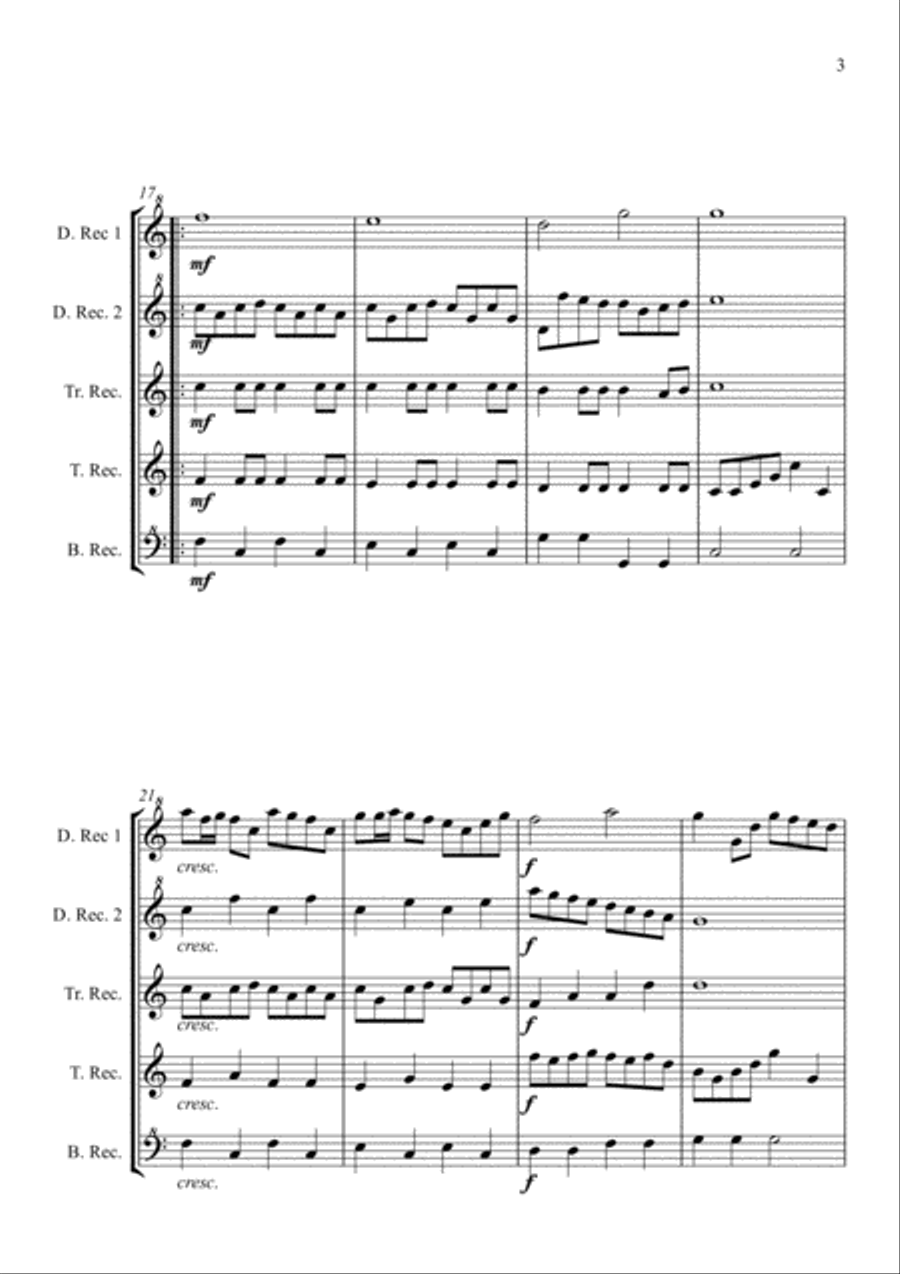Just Keep Going! Woodwind Quintet scores gallery preview page 3