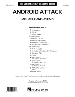 Android Attack - Conductor Score (Full Score)