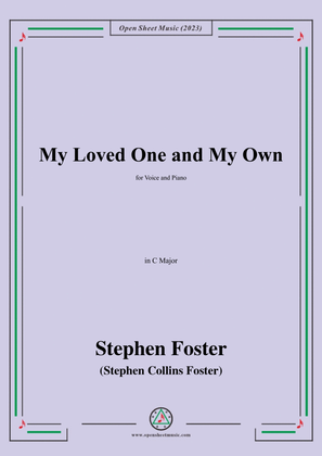 Book cover for S. Foster-My Loved One and My Own,in C Major