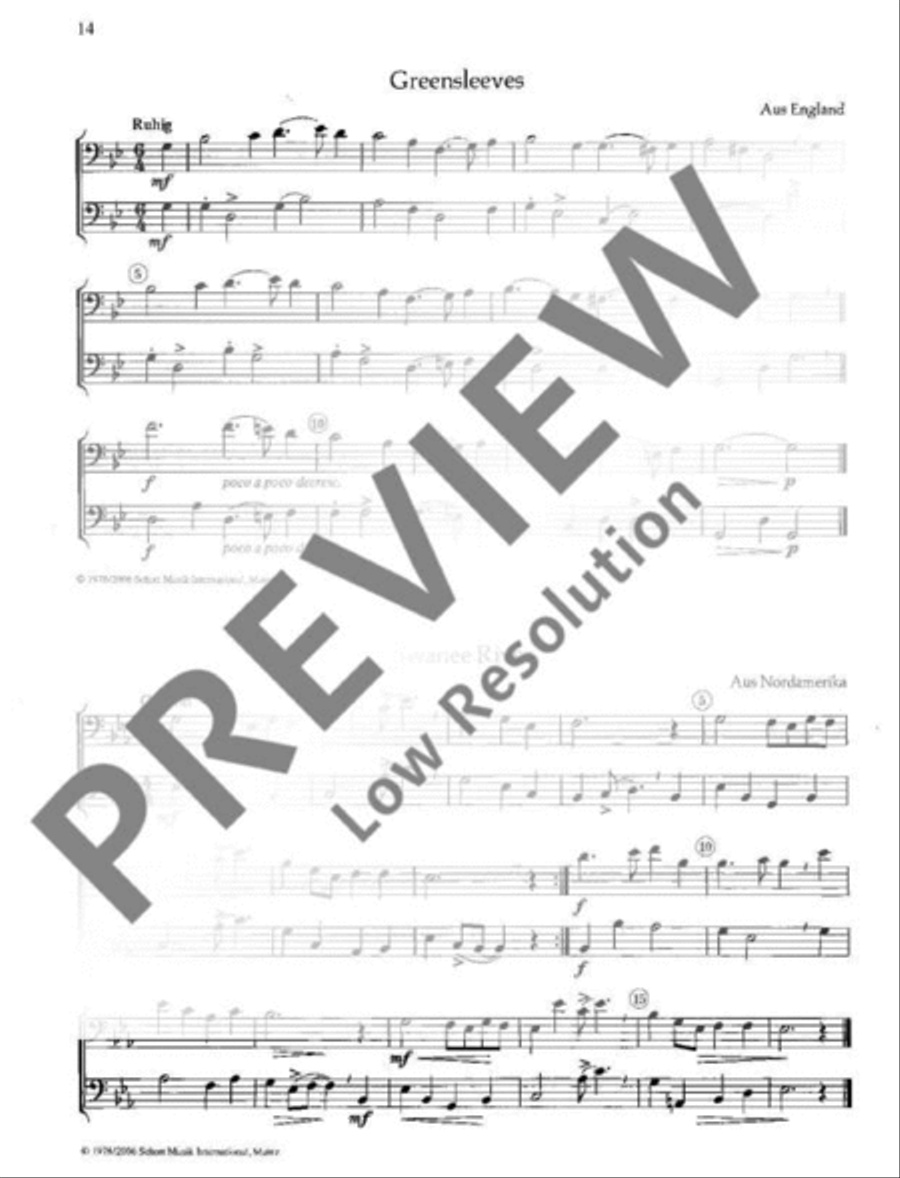 International Folksongs Bassoon scores gallery preview page 15