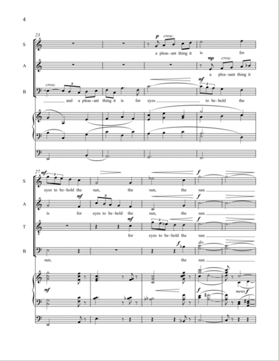 Truly the Light is Sweet Truly the Light is Sweet Divisi scores gallery preview page 10