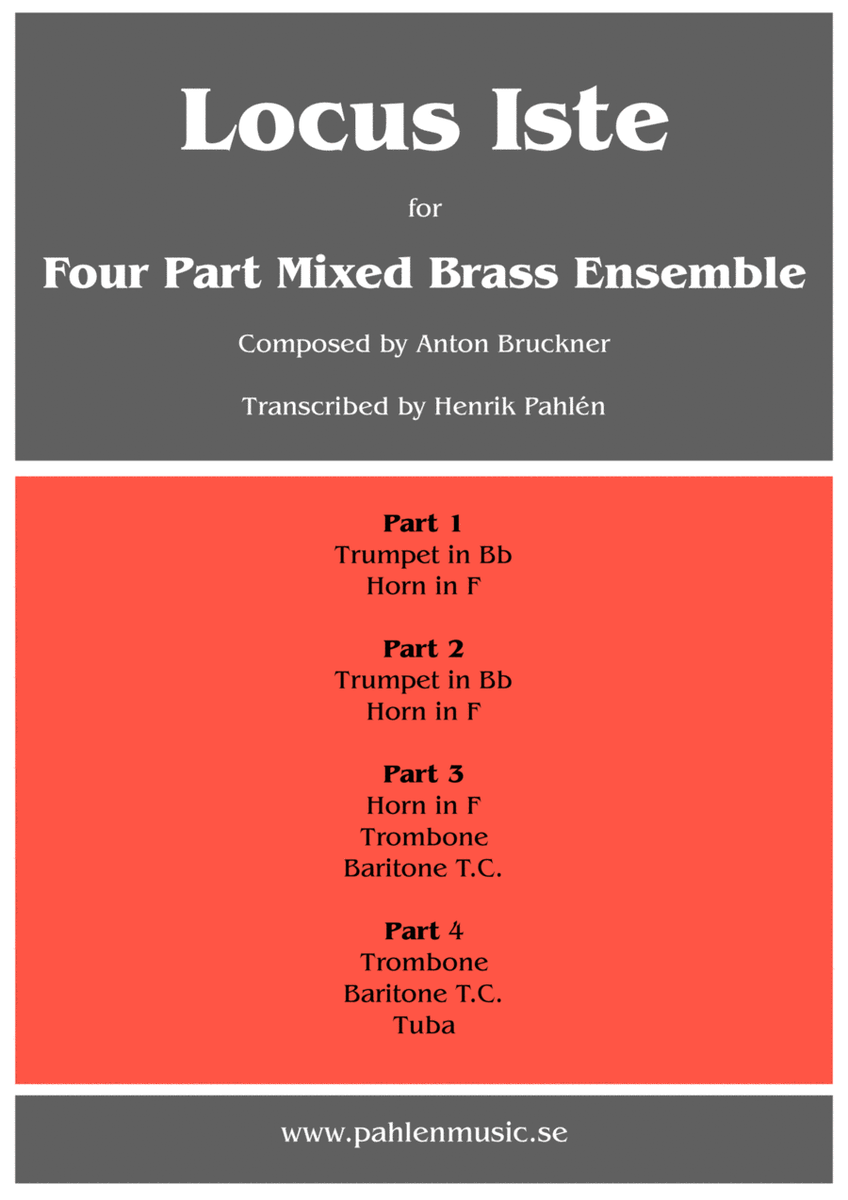 Locus Iste for Brass Ensemble image number null