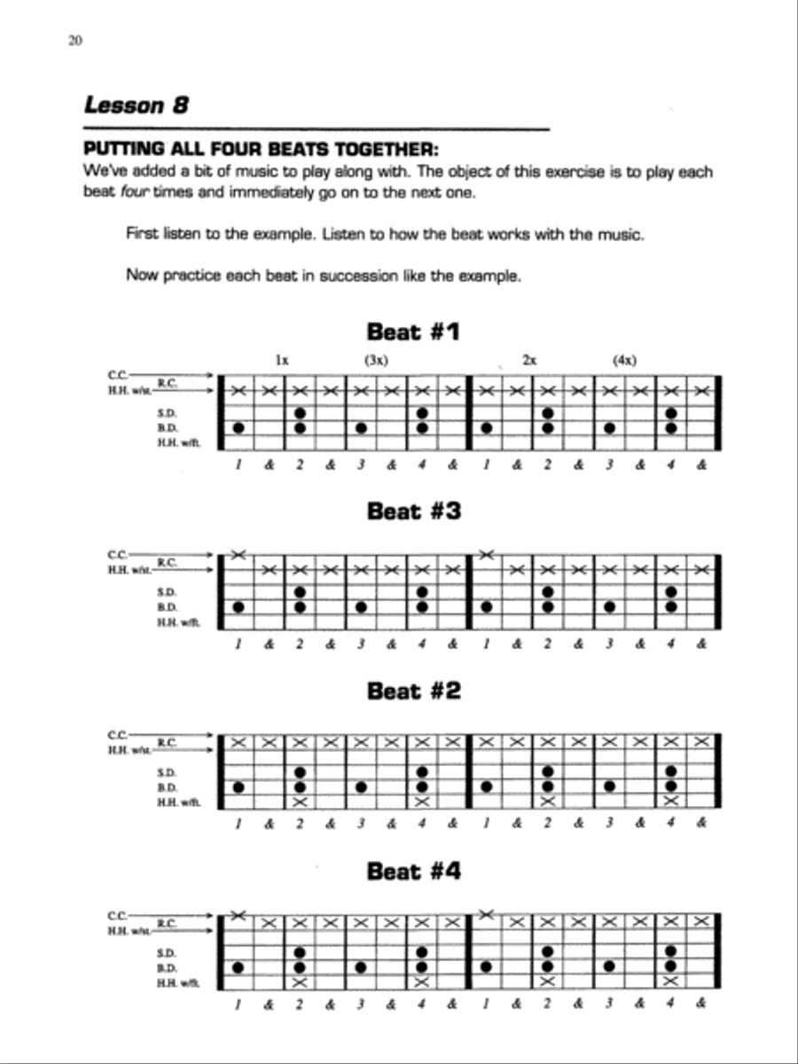 Ultimate Beginner Drums Ultimate Beginner Drums Drum Set scores gallery preview page 3